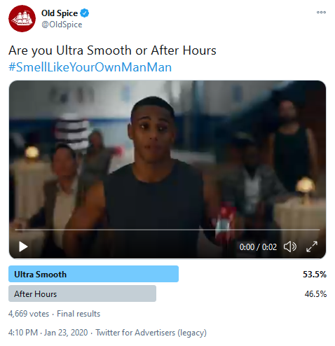 Old Spice tweet